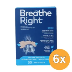 6x Breathe Right Large (30 stuks)
