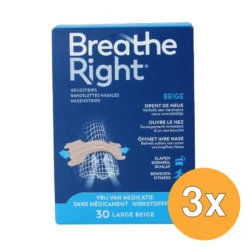 3x Breathe Right Large (30 stuks)