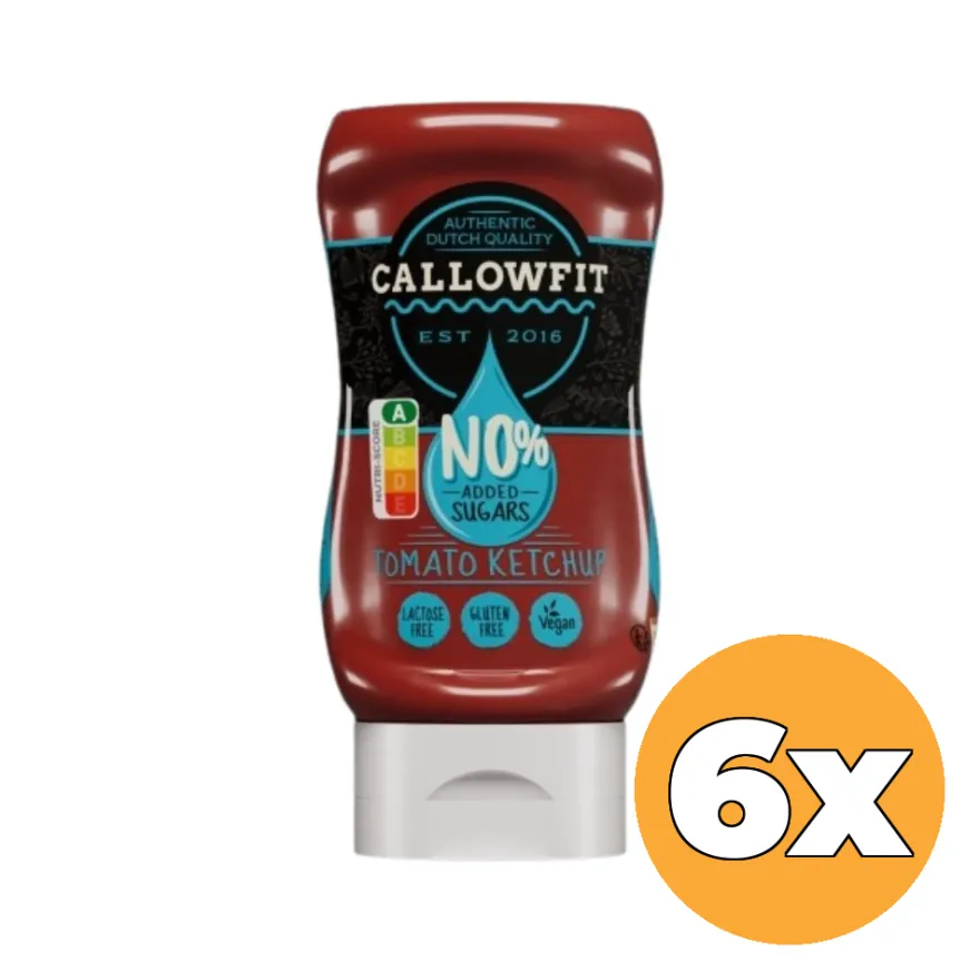 6x Callowfit Tomato Ketchup (300 ml)