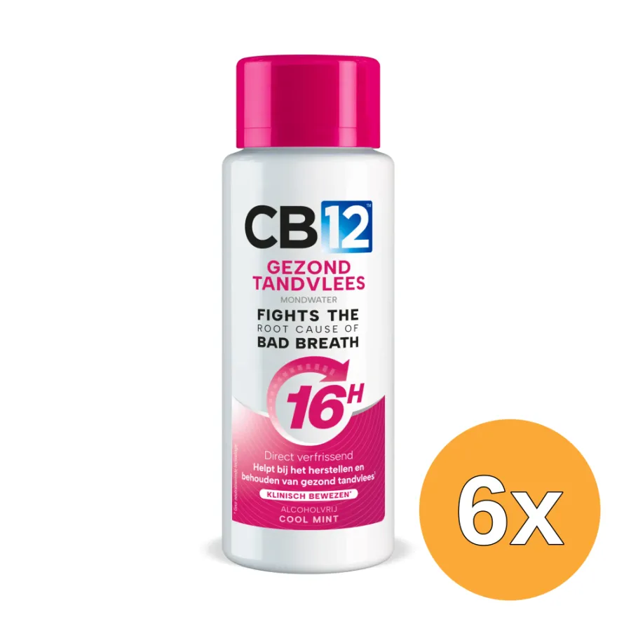 6x CB12 Gezond Tandvlees Mondwater (250 ml)