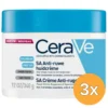 3x Cerave Anti ruwe huid creme (340 gr)