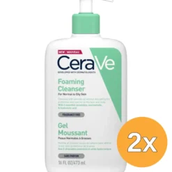 2x Cerave Reiniger schuimend (473 ml)