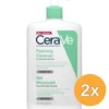 2x Cerave Reiniger schuimend (1000 ml)