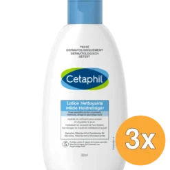 3x Cetaphil Milde huidreiniger (200 ml)