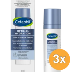 3x Cetaphil Optimal Hydration 48h Activation Serum (30 ml)