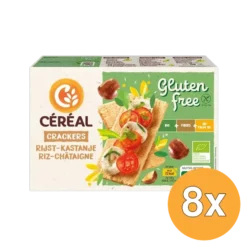 8x Céréal Cracker Rijst Kastanje Bio (250 gr)