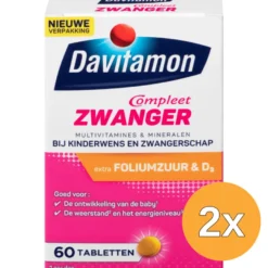 2x Davitamon Compleet zwanger (60 tabletten)