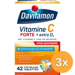 3x Davitamon C time-release (42 tabletten)