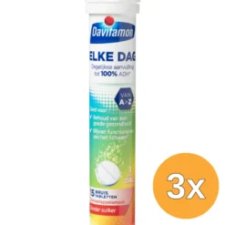 3x Davitamon Elke dag bruis (15 bruistabletten)