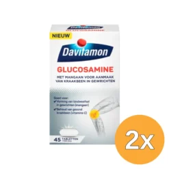 2x Davitamon Glucosamine (45 tabletten)