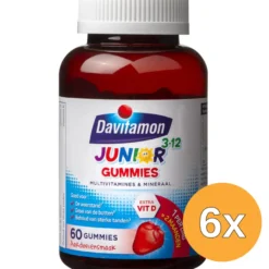 6x Davitamon Junior multi (60 stuks)