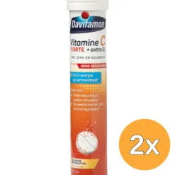 2x Davitamon Vitamine C & D3 (15 bruistabletten)