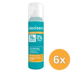 6x Deoleen Derma Extreme 96H Aerosol (150 ml)