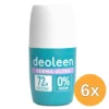 6x Deoleen Derma Ultra 72H Roller (50 ml)