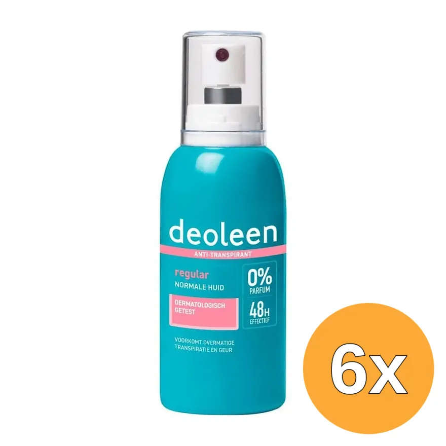 6x Deoleen Verstuiver regular (75 ml)