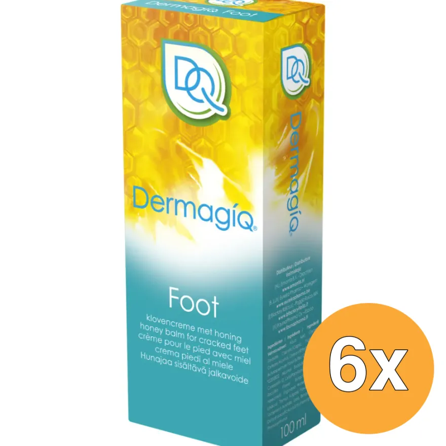 6x Dermagiq Foot klovencreme (100 ml)