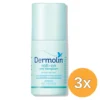 3x Dermolin Anti Transpirant Roller (50 ml)