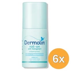 6x Dermolin Anti Transpirant Roller (50 ml)