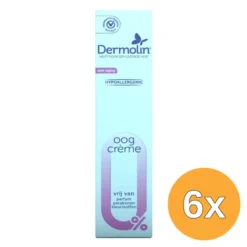 6x Dermolin Oogcreme Anti-Aging tube (15 ml)