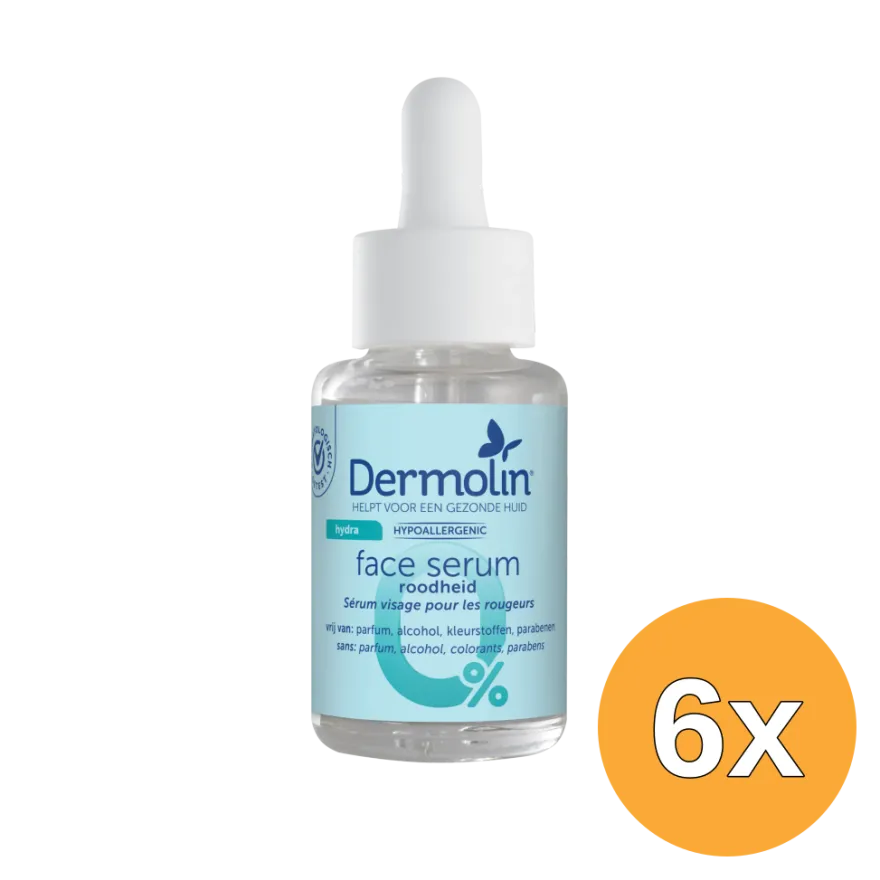 6x Dermolin Serum Roodheid met pipet (30 ml)