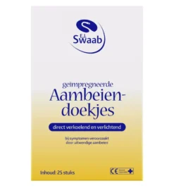 6x Dr. E.J. Swaab Geimpregneerde Aambeiendoekjes (25 stuks)