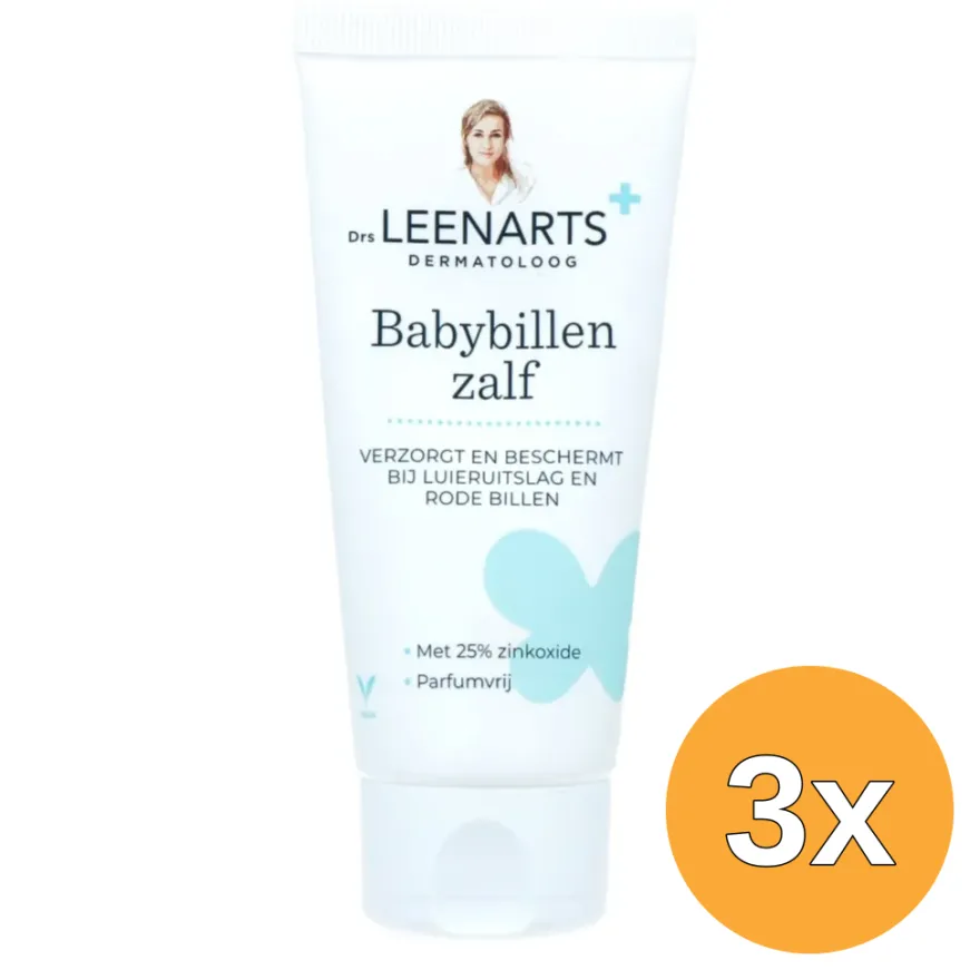 3x Drs Leenarts Babybillen Zalf (50 ml)