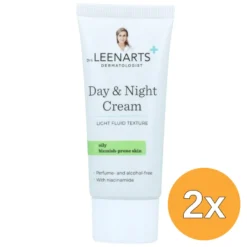 2x Drs Leenarts Dag- & Nachtcrème Vette Huid (50 ml)