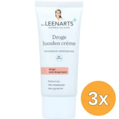 3x Drs Leenarts Droge Handen Crème (50 ml)