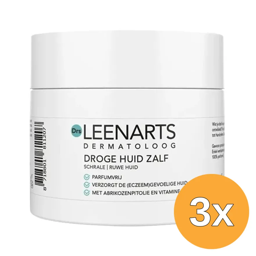 3x Drs Leenarts Droge Huid Zalf (125 ml)