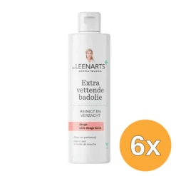 6x Drs Leenarts Extra Vettende Badolie Zeer Droge Huid (200 ml)