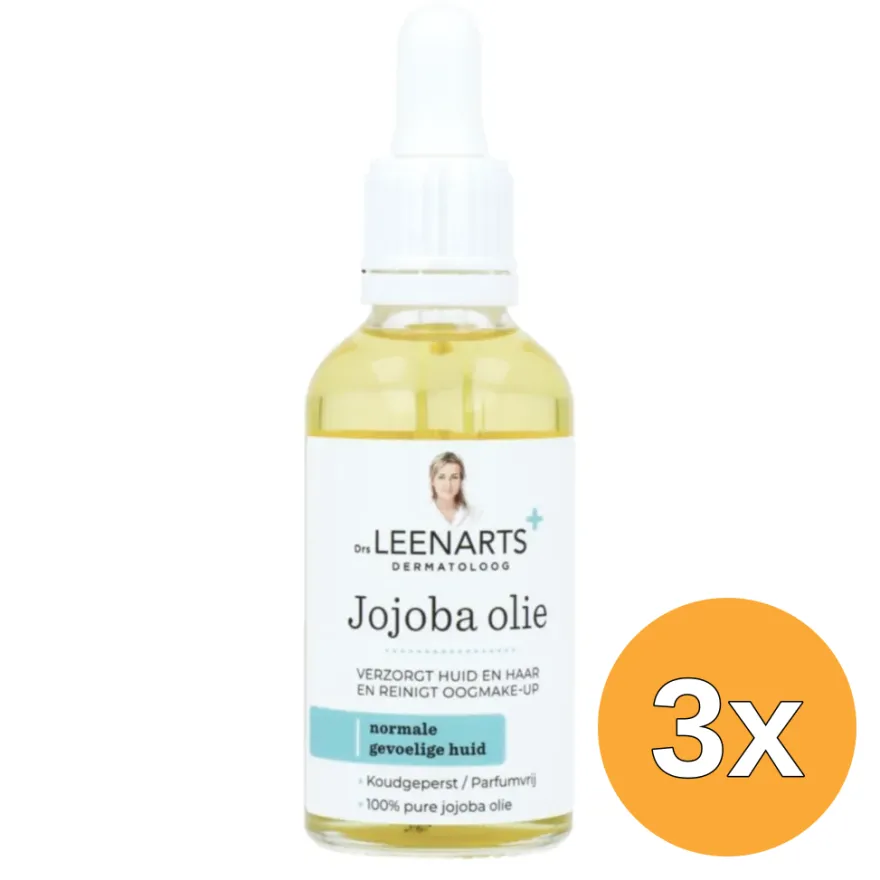 3x Drs Leenarts Jojoba Olie (50 ml)