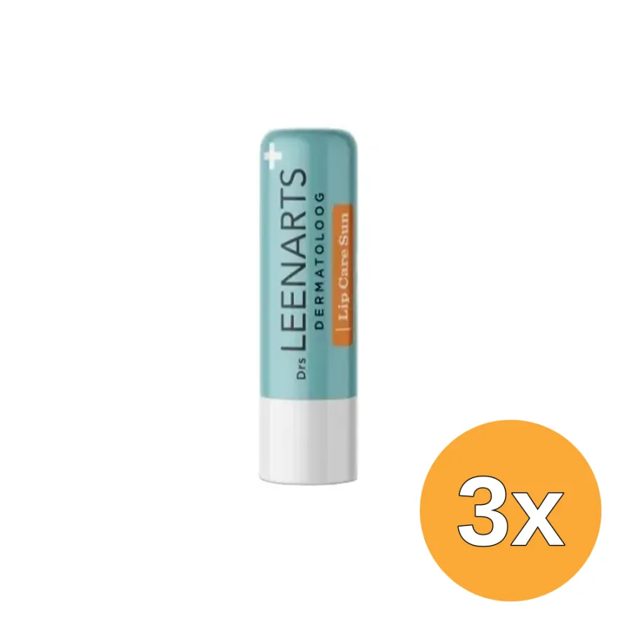 3x Drs Leenarts Lip Care Sun (4,8 gr)