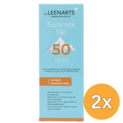2x Drs Leenarts Suncare Ski SPF50 Normal Sensitive Skin (20 ml)