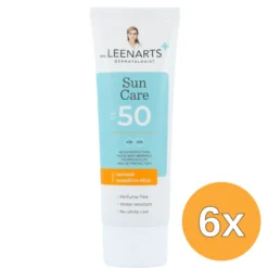 6x Drs Leenarts Sun Care SPF50 Normale Gevoelige Huid Parfumvrij (100 ml)