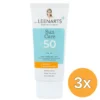 3x Drs Leenarts Sun Care SPF50 Normale Gevoelige Huid Parfumvrij (50 ml)