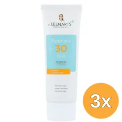 3x Drs Leenarts Sun Care SPF30 Normale Gevoelige Huid Parfumvrij (100 ml)