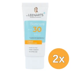 2x Drs Leenarts Sun Care SPF30 Normale Gevoelige Huid Parfumvrij (50 ml)