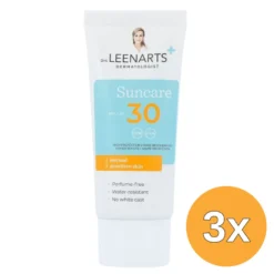 3x Drs Leenarts Sun Care SPF30 Normale Gevoelige Huid Parfumvrij (50 ml)