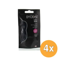 4x Dylon Handwas Verf Navy Blue 08 (50 gr)