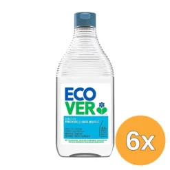 6x Ecover Afwasmiddel Kamille & Clementine (450 ml)