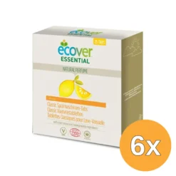 6x Ecover Essential Vaatwastabletten (25 stuks)