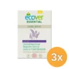 3x Ecover Essential Waspoeder Universal (1200 gr)