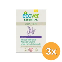 3x Ecover Essential Waspoeder Universal (1200 gr)
