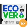 6x Ecover Vaatwastablet Power (45 stuks)