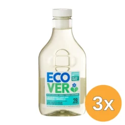 3x Ecover Wasmiddel Vloeibaar Uni (1000 ml)