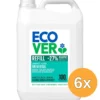 6x Ecover Wasmiddel Vloeibaar Uni Refill (5000 ml)