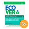 6x Ecover Waspoeder Universeel Lavendel & Eucalyptus 4kg (4000 gr)