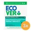 3x Ecover Waspoeder Universeel Lavendel & Eucalyptus 4kg (4000 gr)