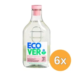 6x Ecover Wol-&-Fijnwasmiddel Vloeibaar (14300 ml)