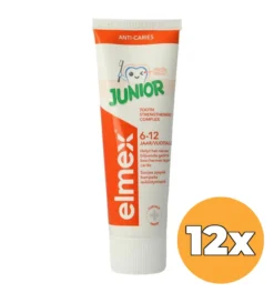 12x Elmex Tandpasta Junior (12 x 75 ml)